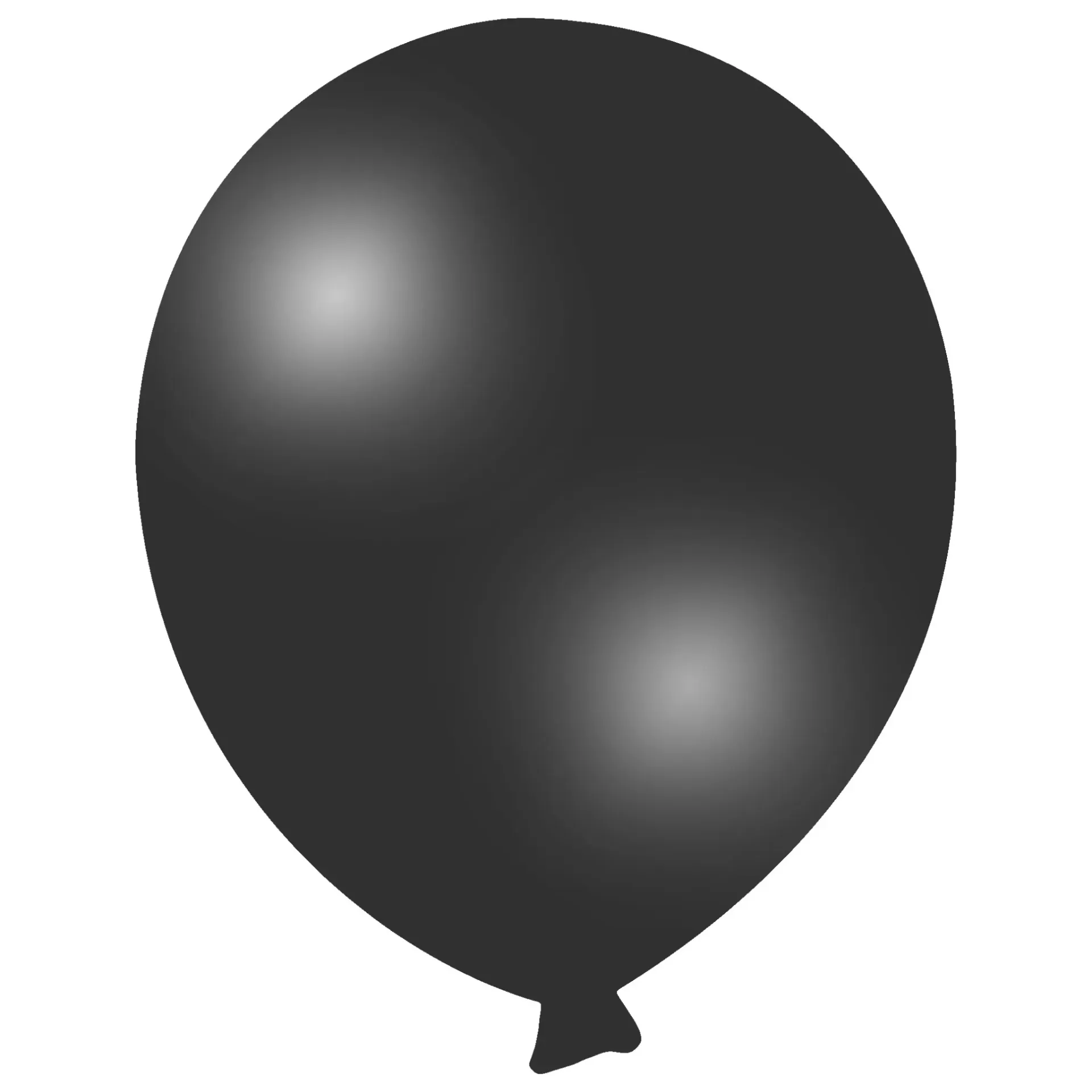 Classique Décoratif 36" Noir - Ballons Latex