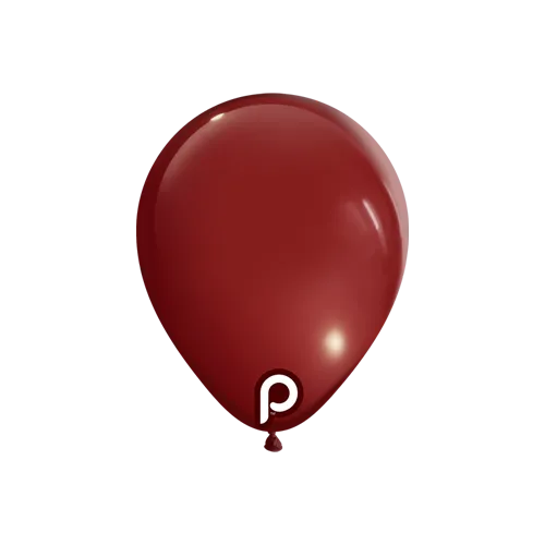 [PL-BURG-5] Prima 5" Burgundy - Latex Balloons