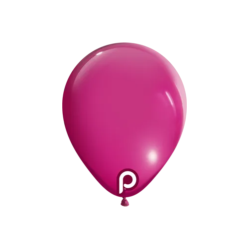 Prima 5" Kiss Me Pink - Latex Balloons