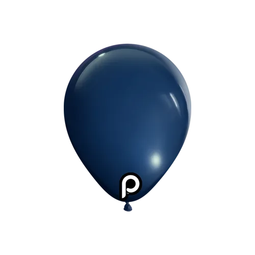 Prima 5" Navy Blue - Latex Balloons