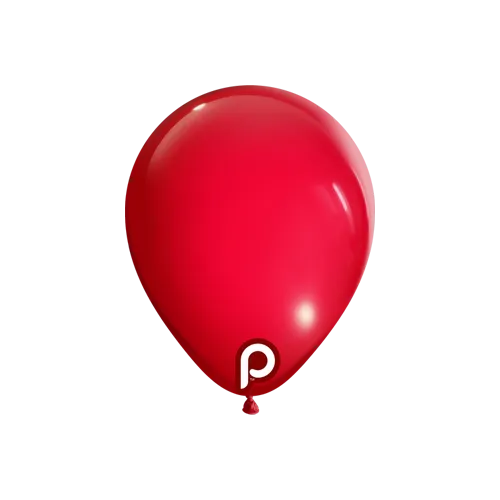 Prima 5" Red - Latex Balloons