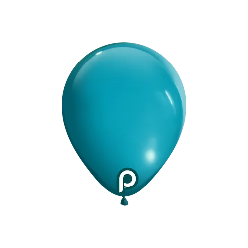 [PL-TURQ-5] Prima 5" Turquoise - Ballons en latex