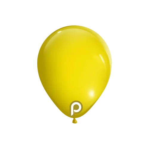 Prima 5" Yellow - Ballons en latex