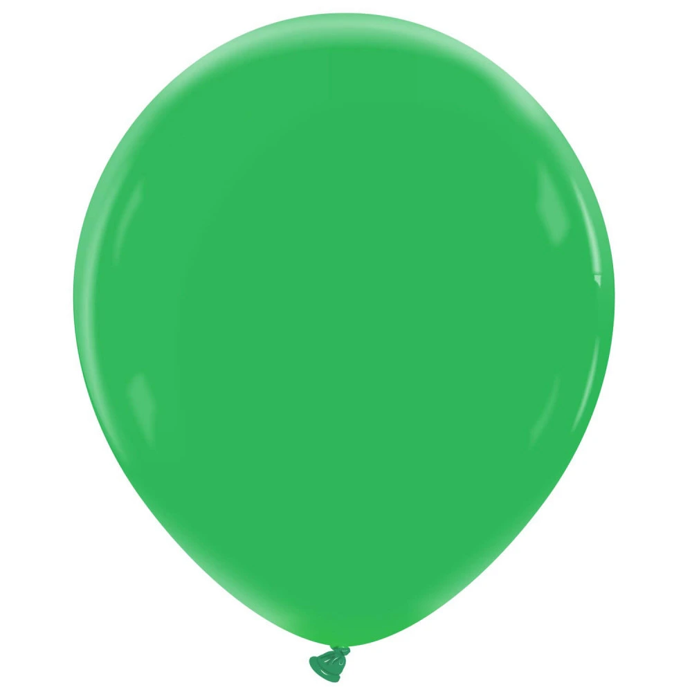 Clem-Tex Premium 18" Vert Trèfle - Ballons en latex