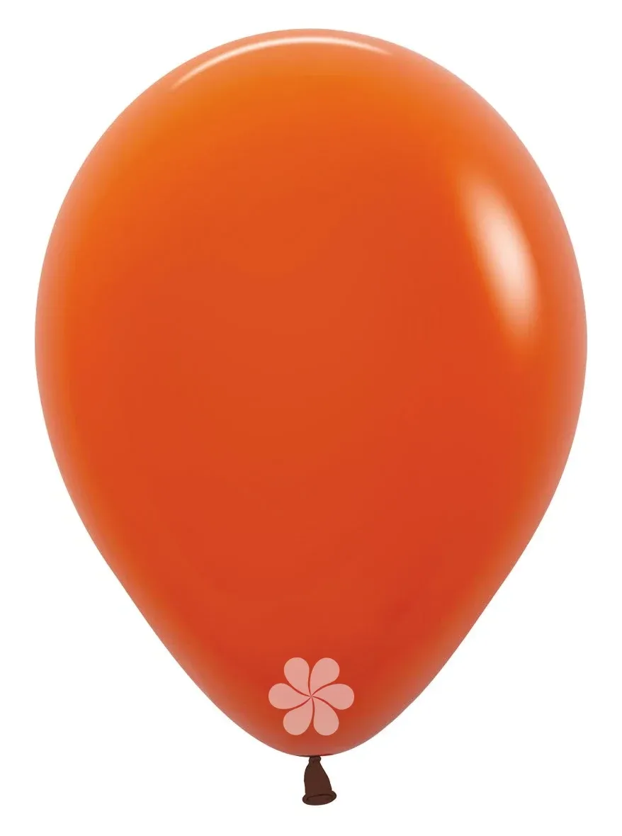 Clem-Tex Prestige P12-062 Fashion Sunset Orange - Ballons en latex