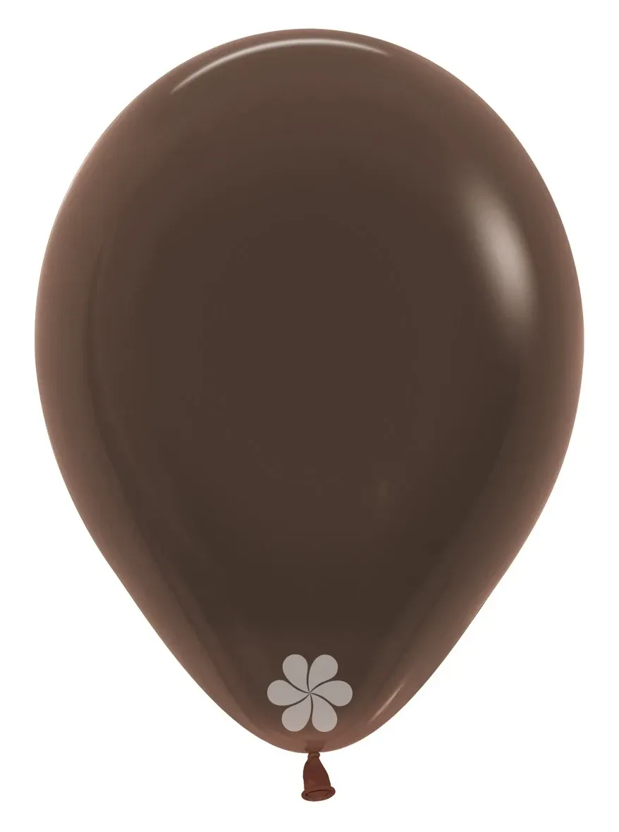 Clem-Tex Prestige P12-076 Fashion Chocolate Brown - Latex Balloons