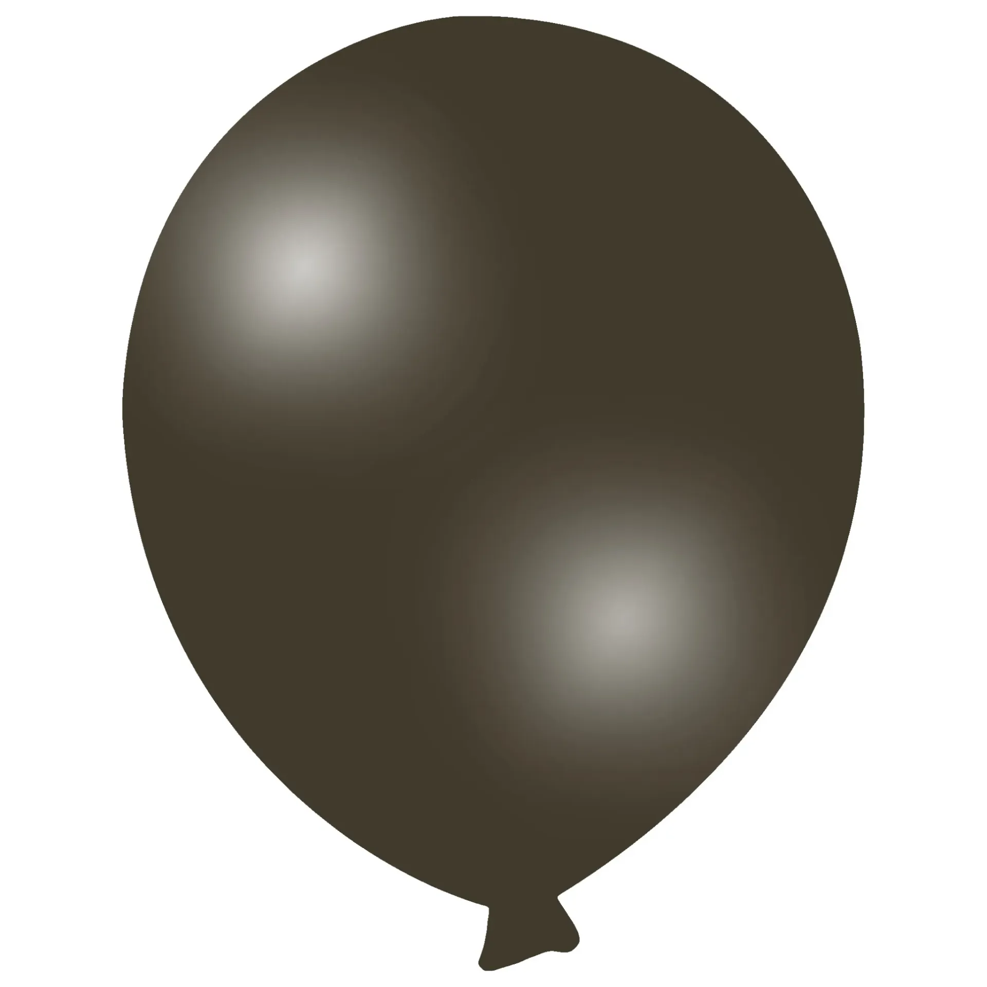 Classic Decoratif 5" Brown - Latex Balloons