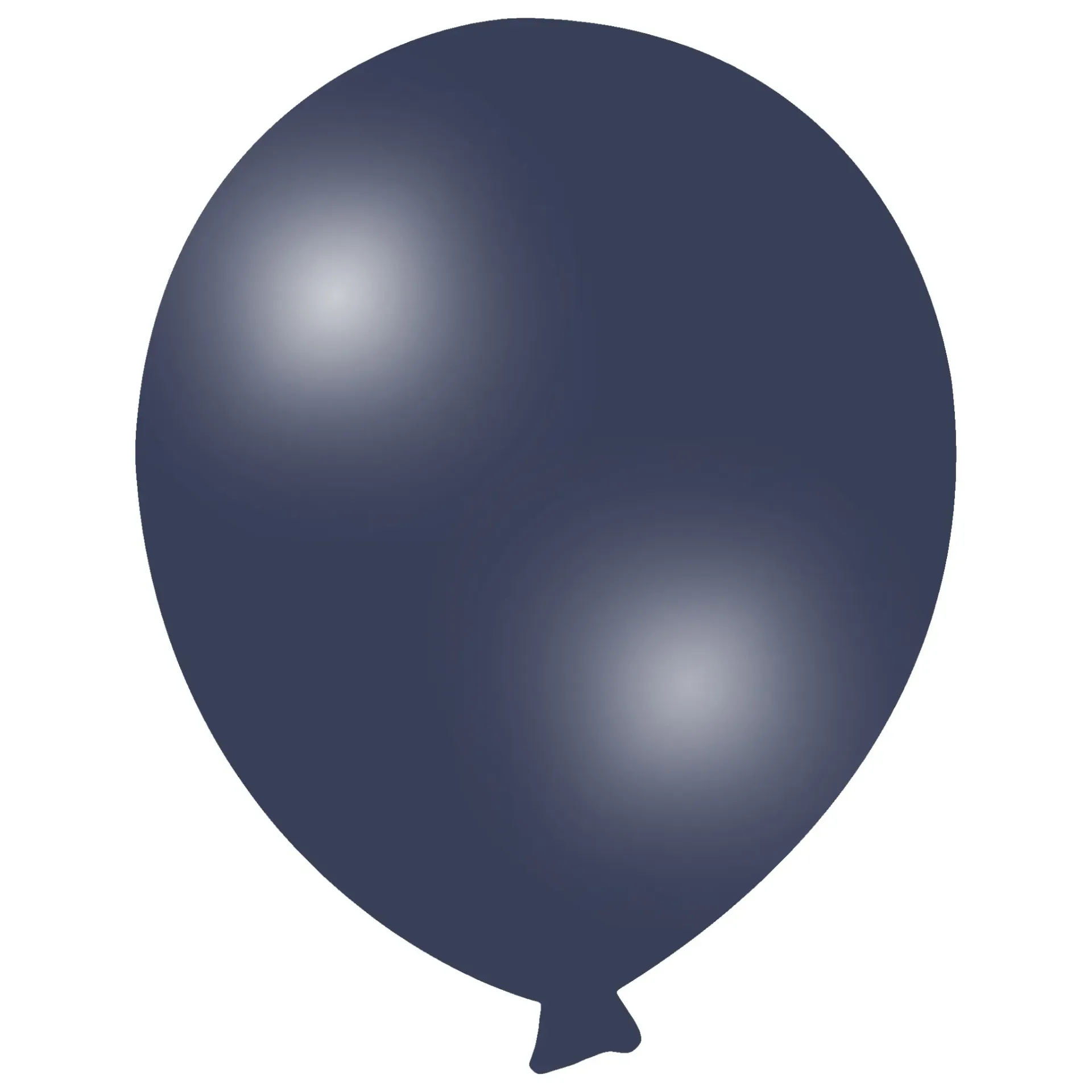 [CL/12.108] Classique Décoratif 12" Bleu Profond - Ballons Latex