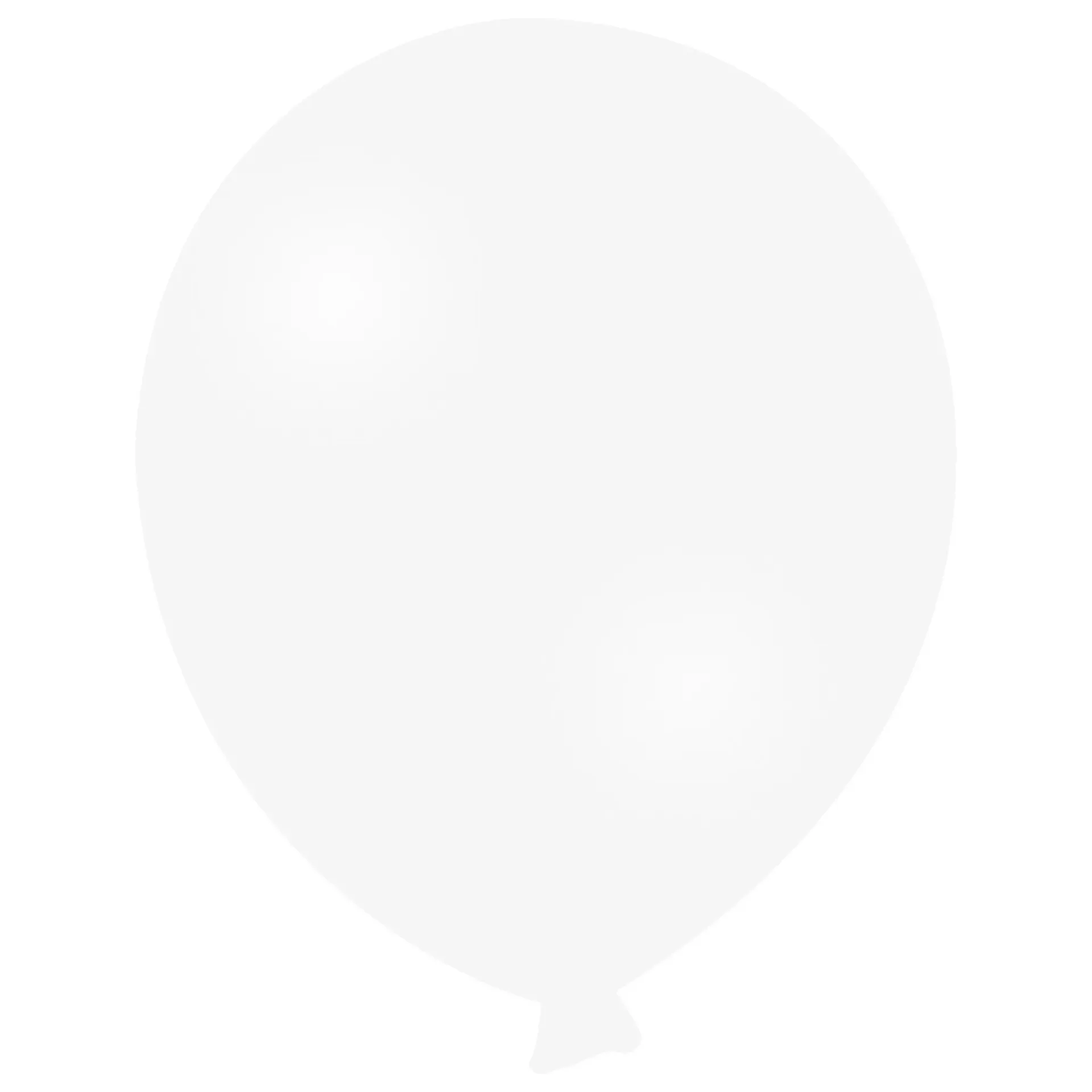 Classic Decoratif 24" White - Latex Balloons